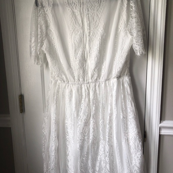 Woman dress NWOT white lace - Picture 6 of 6